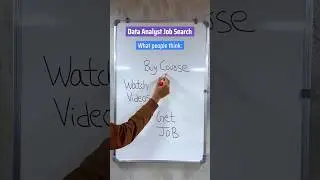 POV: You're searching for a Data Analyst Job!