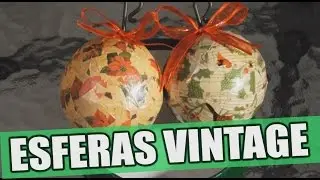 Esferas  Vintage de Papel || Vlogging Malibu