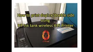 Print Double side PDF using HP Wireless Ink tank 415 Printer