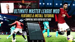 Ultimate Master League mod - REAL Youth Team! - Features & Install Tutorial | eFootball PES 2021