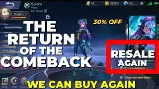 SELENA VIRUS SKIN 30 % OFF RESALE ● Mobile Legends