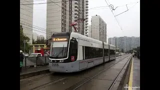 Поездка на трамвае 71-414 (Pesa Fokstrot) №3566 №10 м.Щукинская-Улица Кулакова