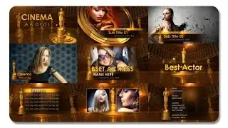 Cinema Awards Show Package | After Effects template