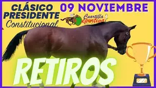 🏆Clásico Presidente Constitucional🏆(G-1)🏆🏇🏇🏾RETIROS SÁBADO 09 noviembre🏇🏾💲11.7 millones💲en poolpote💲