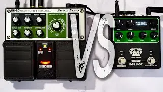 BOSS RE-20 Space Echo VS NUX NDD-7 Tape Echo // Comparison [NO TALK / ONLY TONES]