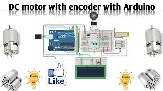 DC motor with encoder Arduino | 
