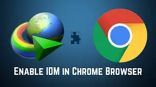 how to enable idm in google chrome 2021