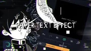 paper text effect tutorial - Alight Motion
