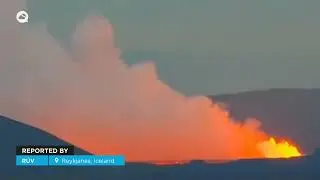 New eruption 🌋 on the Reykjanes Peninsula, Iceland!