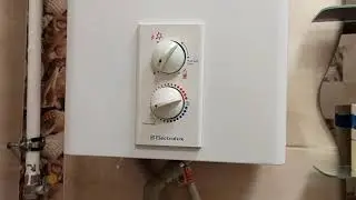 Слабый напор воды в газовой колонке Электролюкс.