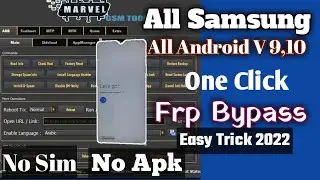 All Samsung Frp Bypass All Android 9 & 10 Version 