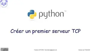 Créer un premier serveur TCP avec Python