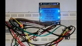 Interfacing STM32 MCU with BMP280 sensor and Nokia 5110 LCD