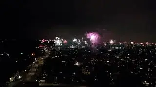 Vuurwerk Sliedrecht vanuit de lucht - 2024/2025 - Drone part 1