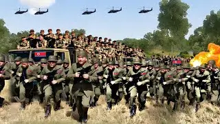 Just arrived! A convoy of 1,400 elite North Korean troops was hit by Ukrainian anti-tank missiles.