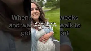 Curb walking #weekspregnant #40weekspregnant