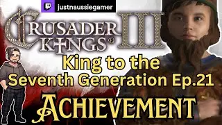 Crusader Kings III Final Ep.21 - Kings to the Seventh Generation Start Frankokratia Achievement Hunt