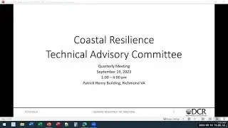 Coastal Resilience Master Plan Technical Advisory Committee (TAC) Q3 Meeting