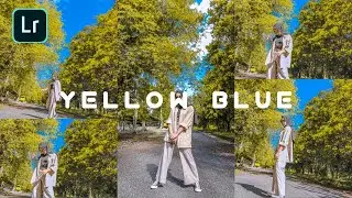 Yellow Blue Lightroom Mobile | Lightroom Mobile Tutorial