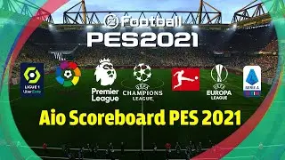 Scoreboards AIO PES 2021 | اضافة سكوربورد كامل بيس 2021