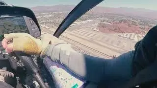 (Video 2 of 4) Touch-and-go's with my new Kallithea gyro, and I took the doors off, it was too hot.