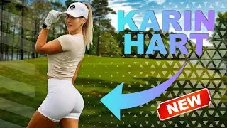 Golf Girl Karin Hart Bombs Slow Motion Golf Swing
