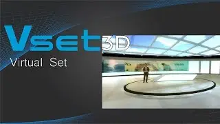 📺 Vset3D live Virtual set | Virtual studio Software