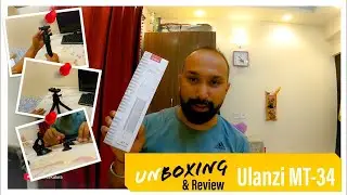 Unboxing & Review Ulanzi MT-34 Multi-functional Extendable Tripod | Quikprof Suction Cup for GoPro