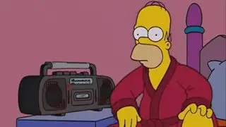 Homer has the Wrong Mixtape