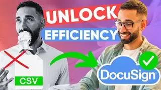 The BEST WAY to DocuSign Bulk Send AND MERGE DATA in 2025