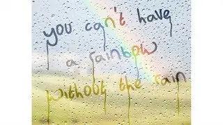 Write a message on rain covered windows - Photoshop Tutorial #6
