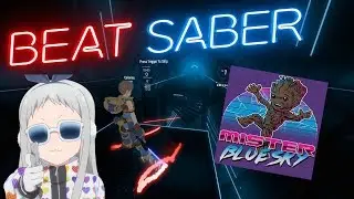 [Beat Saber] [Mr. Blue Sky | Expert] Weeb slashes some boxes to music