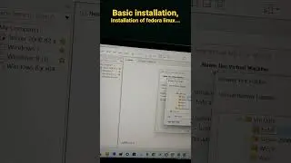 Basic installation of fedora Linux-