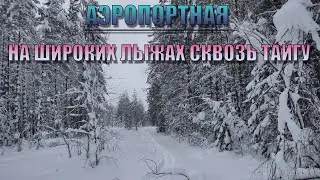На ОХОТНИЧЬХ ЛЫЖАХ СКВОЗЬ ТАЙГУ/Зимний быт/Аэропортная. 27.01.22-29.01.22 #arkhangelsk
