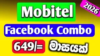 mobitel data package/ mobitel facebook combo 649/ @SLdamiya 