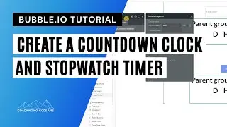 Create a Countdown Clock & Stopwatch Timer in Your Bubble App