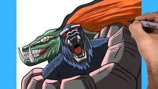 COMO DIBUJAR KONG VS WARBAT