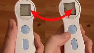 Thermomètre laser frontal: comment changer, passer de degrés fahrenheit à celsius Femometer