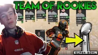 Can a TEAM of ROOKIES WIN a SUPER BOWL??? Madden 18 Franchise