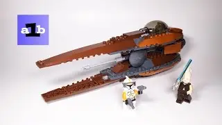 LEGO STAR WARS 7959 Geonosian Starfighter Time Lapse Build