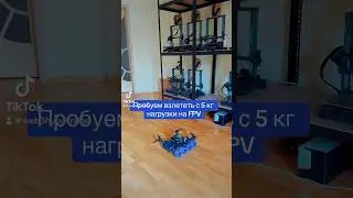 Тестируем FPV Дрон с нагрузкой 5 кг