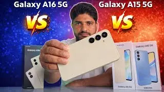 SAMSUNG GALAXY A16 5G V/S GALAXY A15 5G #unboxing Hindi Reviews First Impressions 5000mAh🔋