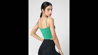 Women's Shockproof Fitness Bra Thin Straps Yoga Vest 