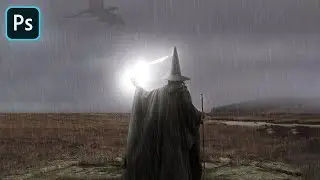 Wizard Vs Dragon | Photoshop Manipulation Artwork 2022