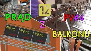 Prąd z balkonu. Uchwyt balkonowy do paneli PV fotowoltaicznych.