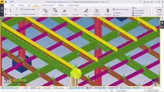 Modeling Purlin and Cleat Conection (Tekla Part 11)