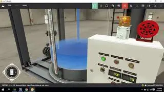 Manual Liquid Level Control with Alarm using Factory IO and TIA Portal 15