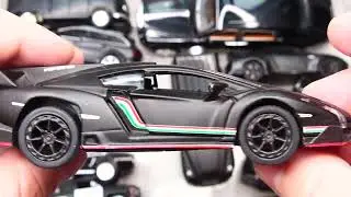 Various black diecast models out of the box -Black cars