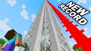 I Built The Worlds Tallest Minecraft Base