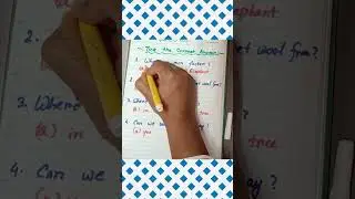 Science Worksheet || Tick the Correct Answer || Class2 #worksheet#science#tick#correct#answer#class